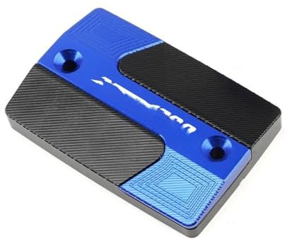 LLYIXUAI Für XJR1300 Motorrad Zubehör Vorne Kupplung Bremsflüssigkeit Zylinder Reservoir Tank Abdeckkappe Vorne Hinten Brems Reservoir Abdeckung(Blue 1 Piece)