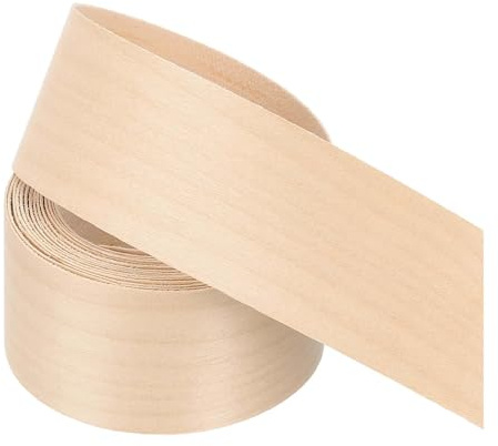 PATIKIL 38mm Maple Edge Banding,3 Meters Wood Veneer Tape Pre-glued | Flexible Plywood Edge Banding,with Hot Melt Adhesive,for Furniture Restoration,10 ft