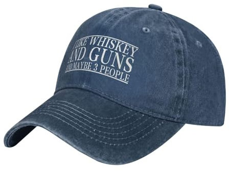 IUUGJEIX Basecap Frauen ICH Wie Whisky und Waffen und Vielleicht 3 Menschen Nette Sommer