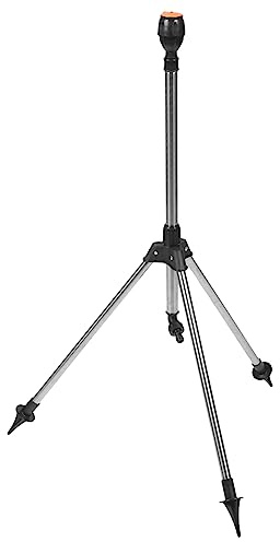 GALPADA Arroseur sur Trépied Rotatif Automatique Stable avec Base Escamotable pour Irrigation Jardin Pelouse Verger