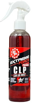 Extreme Force Premium Gun CLP, Clean Lube Protect, Synthetic Blend Removes Carbon & Rust, US Special Forces Veteran/Master Gunsmith Formulated, Made in USA (8 oz)