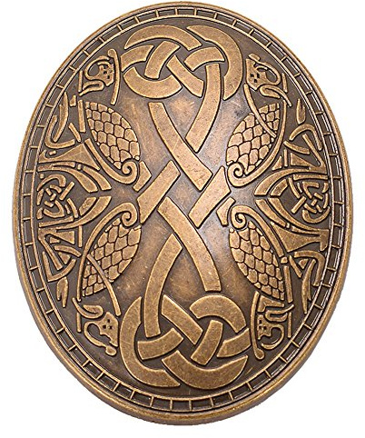 GRACEART Mittelalterlich Wikinger Brosche (1 x Stück)