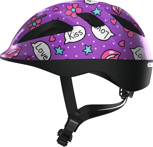 ABUS Casco per bambini Smooty 2.0 - Robusto casco da ciclismo per bambini piccoli sul sedile del passeggero - per ragazze e ragazzi