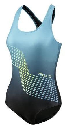 BECO Beermann GmbH & Co. KG Damen Badeanzug Maxpower Badeanzug, Petrol/Aqua, 44, 6765