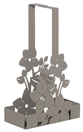ARTI E MESTIERI Porta Bicchieri Floreale di Design Fior di Loto Fango