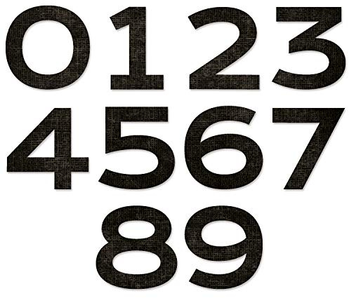 Sizzix Thinlits Stanzschablonen 10PK Countdown von Tim Holtz, 665367
