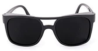 Lunettes de sécurité enveloppantes - Lunettes de protection anti-éclaboussures - Pour brasage, coupe et soudage TIG - Noir