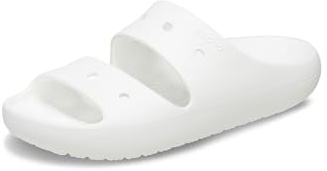 Crocs Unisex Classic Sandal V2, Vitt, 48/49 EU