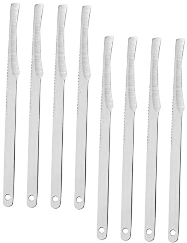 FRCOLOR 8pezzi Strumenti Per La Dei Piedi Acciaio Inossidabile Di Utensili Per Pedicure e Rimozione Della Morta Per Unghie e Calli