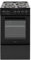 Willow WE50SSB 62L Freestanding Electric Cooker, 50cm Wide Single Cavity Cooker with Solid 4 Zone Plate Hob, 2 Year Warranty - Black