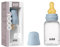 BIBS Baby Bottle 150 ml Natural Rubber Latex Nipple - Anti-Colic, BPA-Free, Round Nipple, Slow Flow, Lightweight & Easy to Clean, Suitable for Newborns 0+ Years - Baby Blue