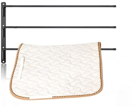 Satteldecken-Halter, 180 Grad schwingende Wandhalterung, Wandmontage, Sattelständer, gut verteilter Sattelständer, Pferdedecke, stabiles Zubehör