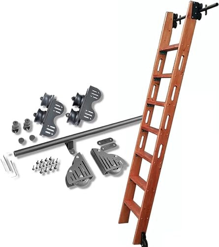 Kit completo per asta appendiabiti + binario di prolunga (senza scala) 3,4 m