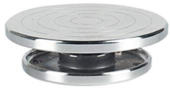 TöPferscheibe Manuell, 12/15 cm Doppelgesicht Aluminiumlegierungs-Plattenspieler für Keramik-Lehm-Skulptur-Plattform-Töpfer-Rad rotierende Werkzeuge