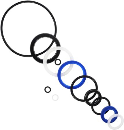 MAGICLULU Kit de 10 Joints D'huile en Silicone Haute Pression pour Voiture, Anneaux Caoutchouc Étanchéité Haute Température Adaptés à L'entretien Automobile