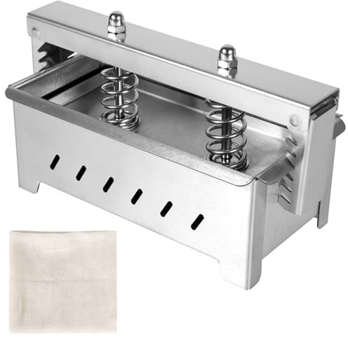 Gatphy Tofu Presse Edelstahl 3 In 1, Tofupresse Käse | Herstellung mit Filtertuch, Paneer Maker Molkeabscheider Küchen DIY für Cremiger Joghurt Hüttenkäse