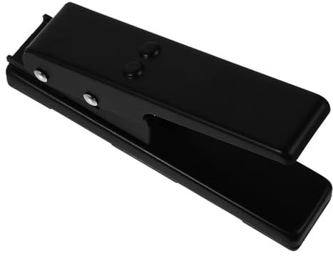 Gatuida Gitarrenplektrum Stanzer aus Eisen in Schwarz Robuster Gitarrenschneider für Personalisierte Selbstgemacht Plektren Komfortables Gitarrenzubehör für Akustik und Bassgitarre