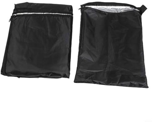 Yhenlovtt Housse pour étagères debout en tissu Oxford 420D avec revêtement PU imperméable, fermeture éclair et design résistant au vent pour intérieur (91 x 46 x 183 cm)