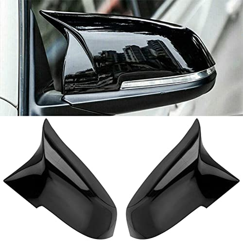 1 Paar Auto Rückspiegel Abdeckung Ersatz für BMW 3er 4er F30 F31 F32 F33 F36 320i 328i 330i 335i X1 E84, Rückspiegelabdeckkappe Spiegelabdeckung