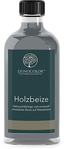 Lignocolor Holzbeize umweltfreundliche Beize auf Wasserbasis für Holz (100 ml, Grau)