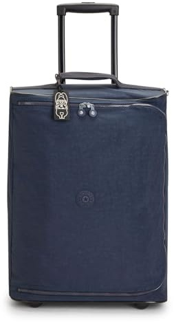 Kipling TEAGAN C Extra kleine Reisetasche mit Rollen in Kabinengröße, Carry On, Blue Bleu 2 (Blau)