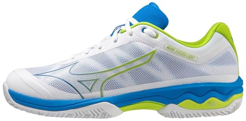 Mizuno Wave Exceed Light Padelsko för Män Vit Blå Gul 45 EU