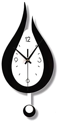 BFLKY Orologio da Parete Moderno a Goccia d'Acqua Acrilico Creativo per la Casa Camera da Letto Soggiorno Decorazione Ufficio Muto per Orologi da Tempo
