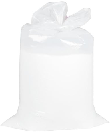 Brokky Perline EPS Bianche 100 L|Sacco di Perle di Polistirolo Espanso per Riempimento Pouf Poltrone Cuscini- Palline Polistirolo per Imbottitura Pouf a Sacco