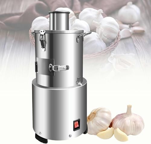 Pelador Automático de Ajos Pelador de ajo eléctrico, máquina peladora de ajo comercial, máquina peladora de ajo seco, 25 kg/h, máquina peladora de ajo automática, totalmente de acero inoxida