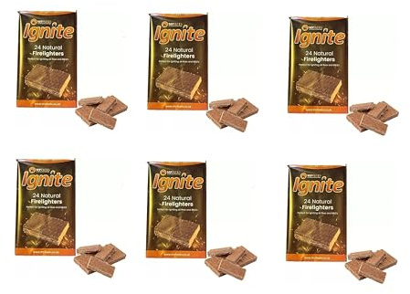 6 x My Fuels Ignite Natural Firelighters - 24 In Pack