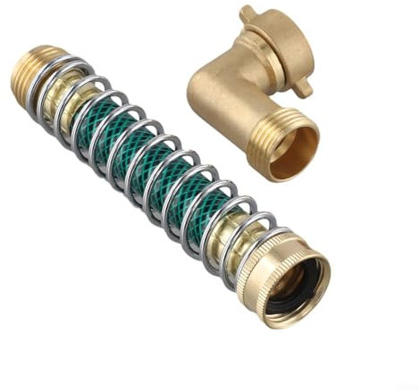 Jonikuper Gartenschlauch-Zubehör-Verlängerungsset, mit 90-Grad-Winkel, robuste Struktur, praktisches Design, flexibler Adapter für reibungslosen Wasserfluss