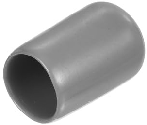 sourcing map 20pcs Rubber End Caps 13mm ID Vinyl Bolt Cap Cover Light Grey | Thread Protectors,pvc round screw protective