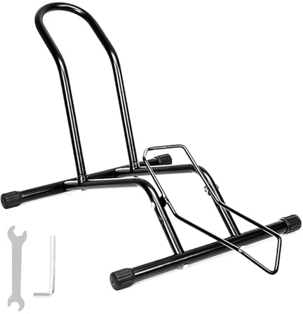 Billowvolve Professional Fahrradständer Boden Freistehender Ständer Fahrradstand Stahl Verstellbar Fahrradhalter Stabiler für Mountainbike Rennrad MTB E-Bikes