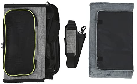 katzenrucksack, bequemer Transport mit weichem Kissen katzentasche, faltbar und leicht, mit Sichtnetz für katzenrucksack große Katzen, for Reisen Outdoor