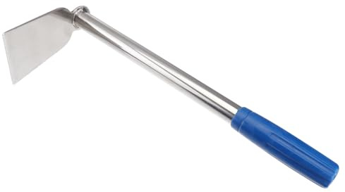Veemoon Houe de Jardin Petite Main Acier Inoxydable Outil Léger pour Désherbage et Plantation Ergonomique pour Jardinage Familial