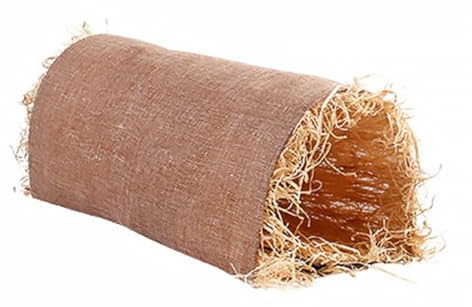 DECHOUS Tunnel de Couchage pour Lapins et Petits Animaux en Herbe Tressée – Nid Confortable pour Repos et Détente, Cachette Intérieure pour Rongeurs Toute L’Année