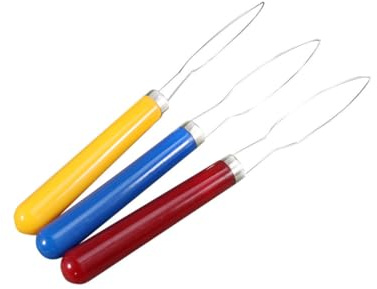 Uonlytech Dispositif D'assistance par Bouton 3 Pièces Crochet à Bouton en Acier Inoxydable et Plastique, Poignée Confortable et Taille Portable pour Faciliter L'habillage