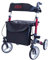 Antar AT51006 R Andador plegable de aluminio 8 kg, rojo