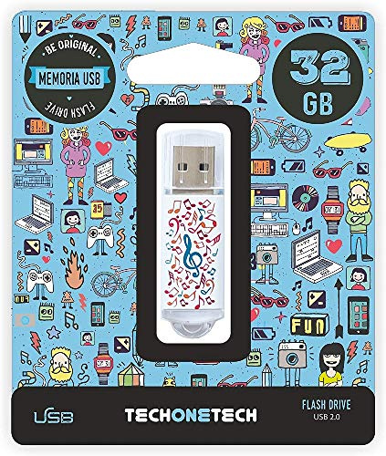 Techonetech PENDRIVE 32GB Music Dream
