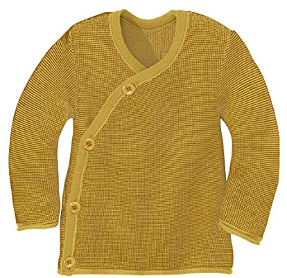 Disana Baby-Jacke Baby & Kinder - 100% Bio-Merino - atmungsaktiv, angenehm warm Unisex Gr. 50 – 92 – nachhaltig & fair – mit Wickelverschluss - Made in Germany