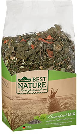 Dehner Best Nature gnagarmat, dvärg kaninmat superfood mix, 1,5 kg