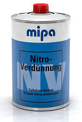 MIPA Nitroverdünnung 1 Liter - Verdünner für Nitro- und Kunstharzlacke