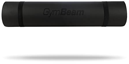 GymBeam Dual Yoga Mat, Tappetino Yoga Versatile in TPE Ecologico, Tappetino per Pilates, Tappeto Allenamento Antiscivolo, Adatto per Stretching e Rilassamento (Black)
