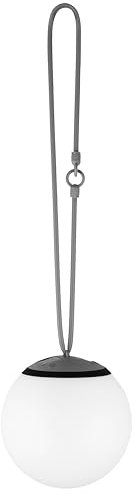 REV Bola solar LED para colgar en exteriores, iluminación de jardín, decoración perfecta para exteriores, 20 lm, 3000 K, IP44, color blanco