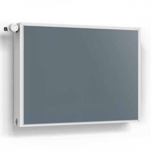 DEQORI Lámina magnética para calefacción, 80 x 60 cm, color gris oscuro, decorativa para radiadores, lámina decorativa autoadhesiva, magnética e impermeable
