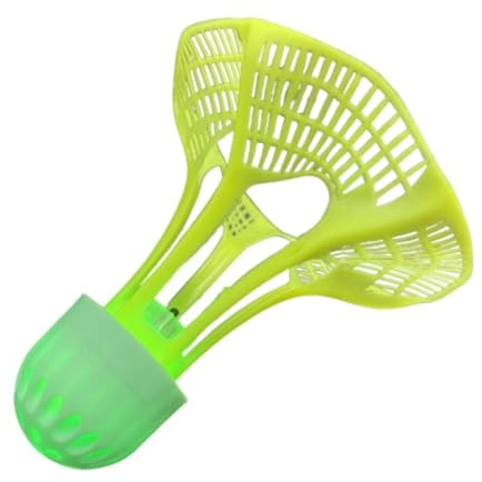 Dickly LED Badminton Federball Badminton Birdie Leuchtende Bälle Badminton für Indoor Outdoor Training Zubehör Sport Liefert, Grünes Licht