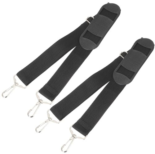QUMIIRITY 2pcs 95cm Padded Violin Case Shoulder Straps with Metal Buckles, Violin Carrying Bag Replacement Belt for Portable Musical Instrument Storage and Transport