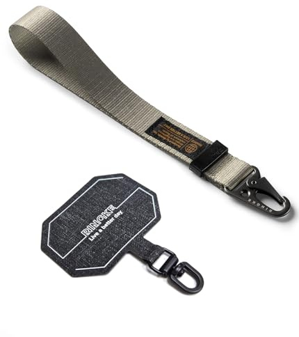 Ringke Tactical Webbing Hand Strap with Patch Dragonne Polyester Sangle de Téléphone Portable Multi-Usage Cordon Durable