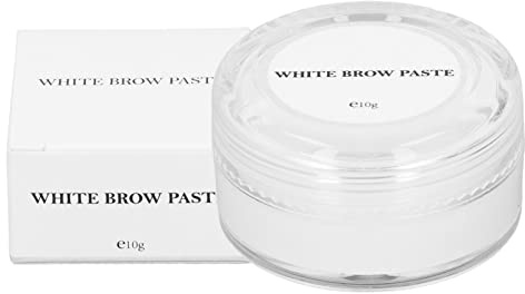 Weiße Mapping Paste für Augenbrauen, Weiße Augenbrauenpaste 10g für Dauerhaftes Augenbrauen Tattoo Makeup und Lippen Design, Permanent Make-up, Tint – Präzise Konturen