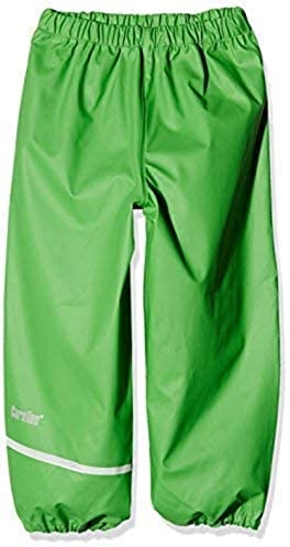CareTec Unisex Kids Pants - Pu W/O Fleece Rain Trousers, Green (974), 104 UK